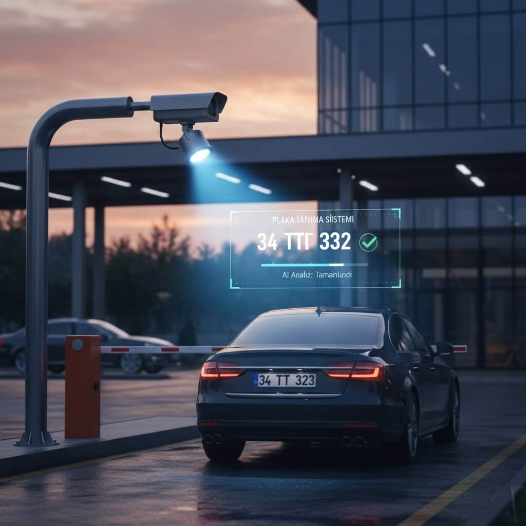 Yapay zeka destekli plaka tanıma sistemi ile otomatik araç geçişi ve güvenlik kontrolü
